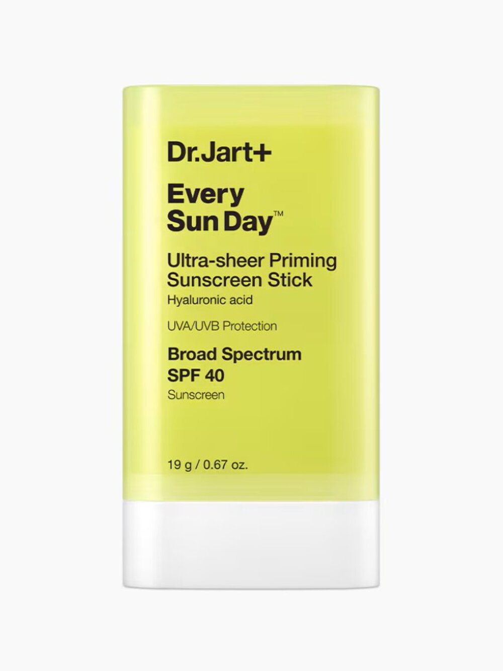 Dr. Jart+ Every Sun Day Ultra Sheer Priming Sunscreen Stick, 19g SPF40 Korean